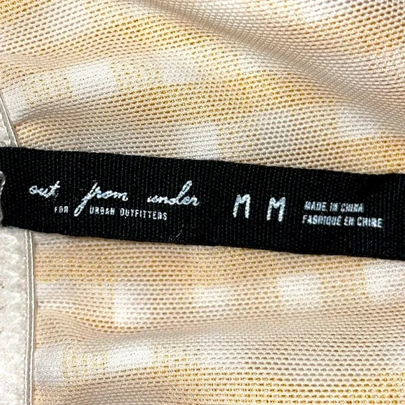 Out From Under yellow gingham corset top size M - Picture 3 of 10